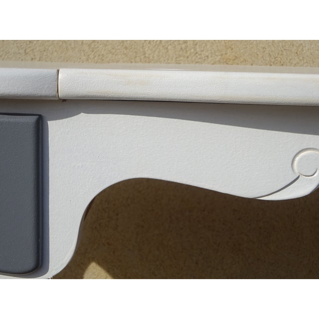 Small White and Gray Dressing Table For Sale - Image 12 of 18