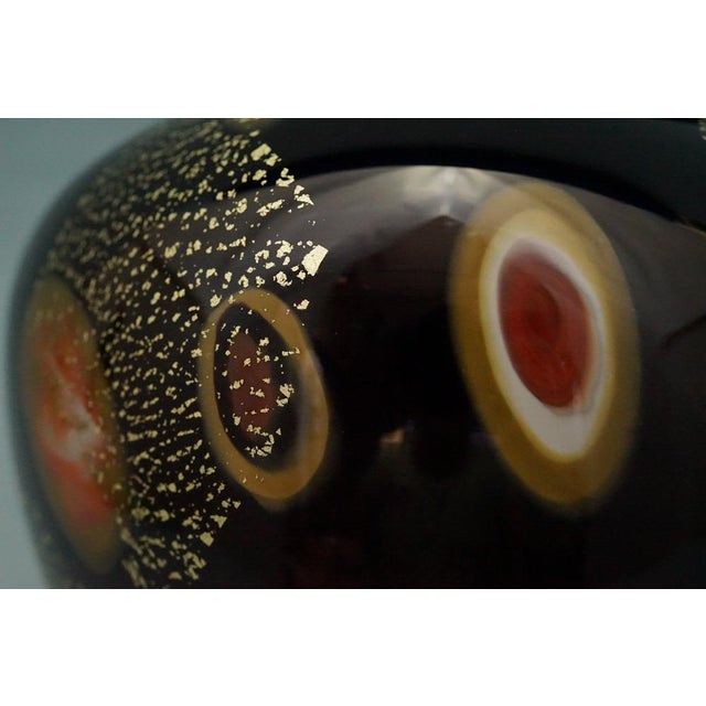 Black Vase in Submerged Glass with Murrine and Gold Leaf by Louis Comfort Tiffany, USA, 1900s For Sale - Image 14 of 18