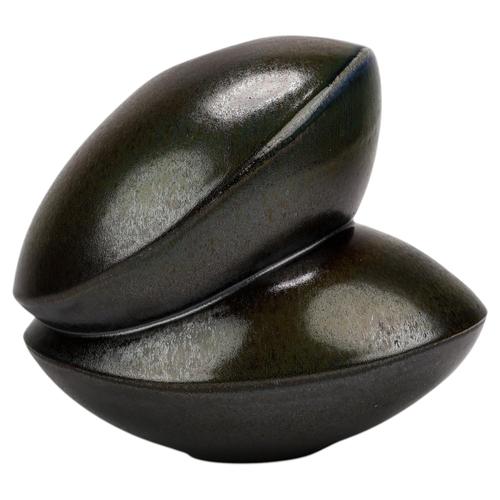 Ceramic Pistachio Vase by Olivia Tani For Sale - Image 7 of 7