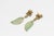 Early 21st Century Jade Leaf Diamond Dangling Drop Earrings - 2 Pieces For Sale - Image 5 of 7