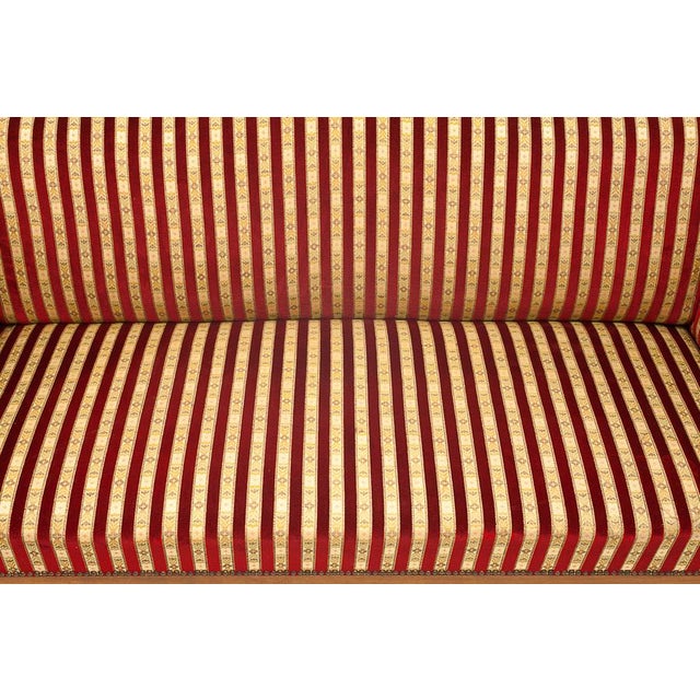 Loveseat in Silk Fabric, 1930s For Sale - Image 3 of 13