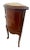 1930s 1930s French Louis Revival Demilune Cabinet With Shelf, Marble Top, Floral Marquetry For Sale - Image 5 of 12