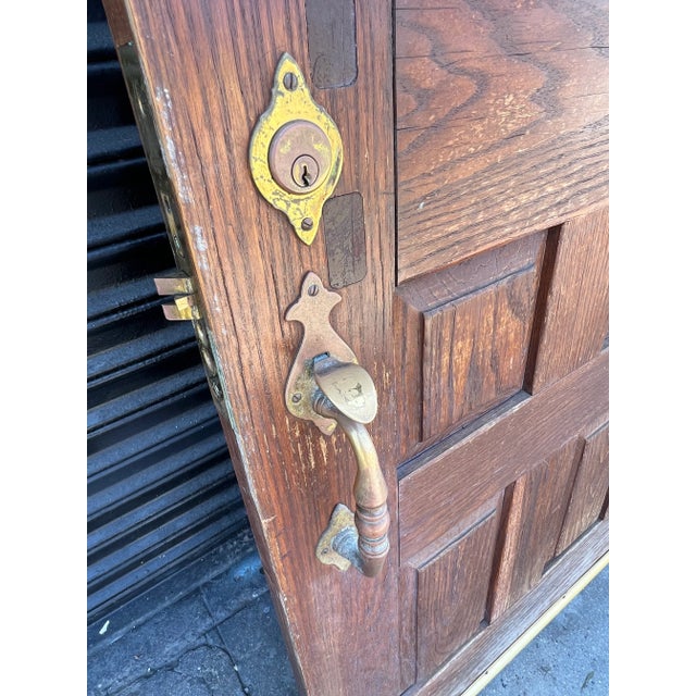1920s European Storybook/Cottage Style Oversized Front Door For Sale - Image 9 of 12