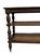 Vintage Baker Milling Road British Colonial Style Three-Tier Stand With Cane Shelves For Sale - Image 11 of 12
