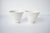 White Art Pottery Hand-Thrown White Porcelain Bowls - Set of 5 For Sale - Image 8 of 11