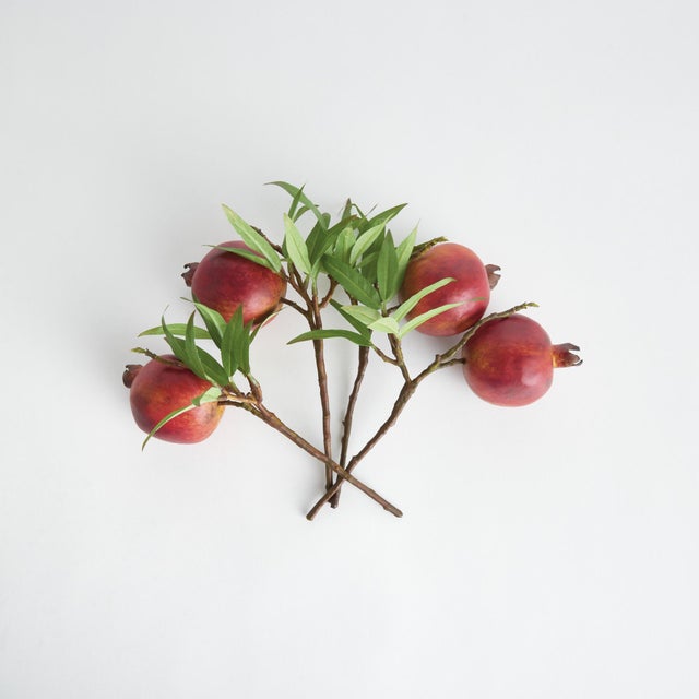 Realism Pomegranate Picks 10" St/4 For Sale - Image 3 of 8