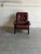 Mid-Century Modern Vintage Danish Leather Lounge Chair Mid Century Modern Armchair For Sale - Image 3 of 10