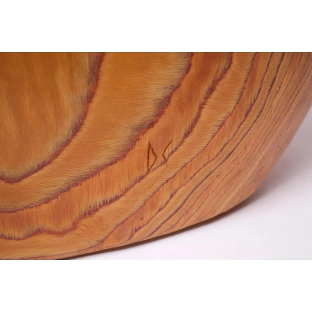 Large Modernist Organic-Form Hardwood Vase by Dick Shanley For Sale - Image 11 of 13
