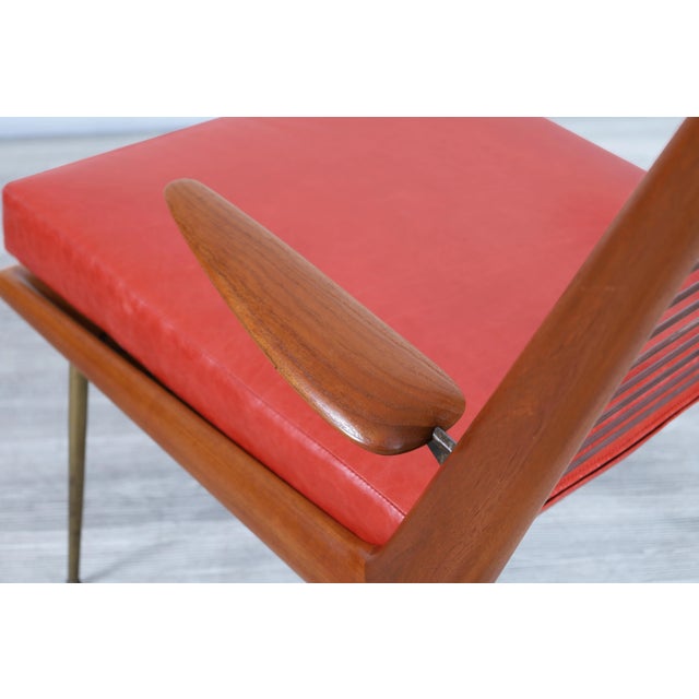 Danish Modern Boomerang Chair by Peter Hvidt and Orla Molgaard-Nielsen For Sale - Image 9 of 10