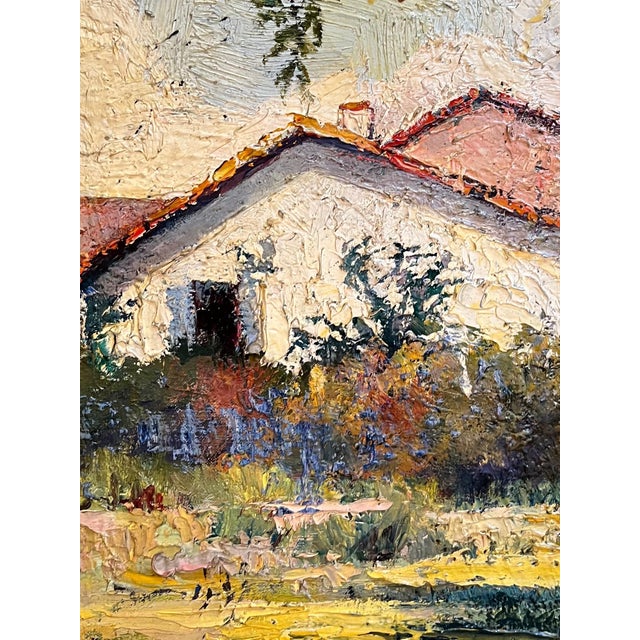 Laure Bruni, Beneath the Tree's Shade, Oil on Canvas For Sale - Image 4 of 15