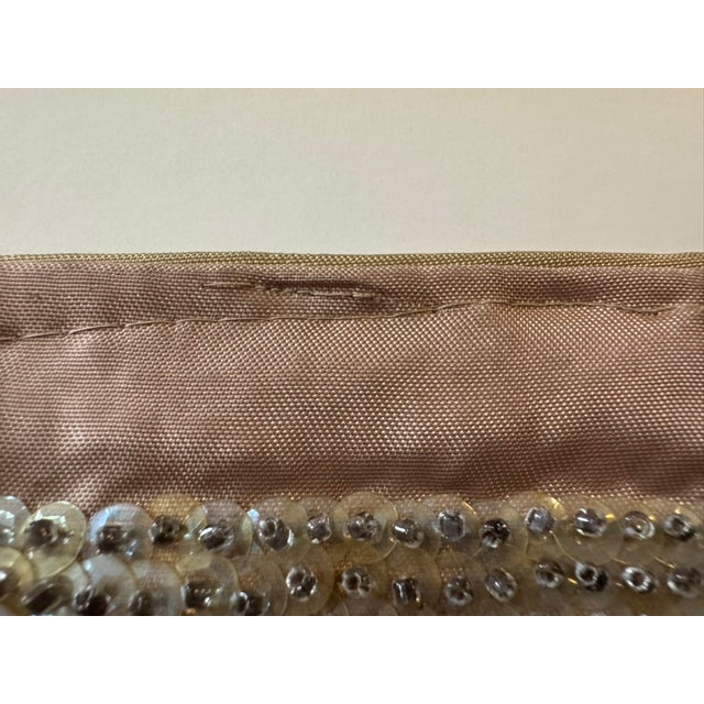 1980s Clotaire Bazile Haitian Vodou Drapo Large Sequined Beaded Flag Textile Wall Hanging For Sale - Image 13 of 16