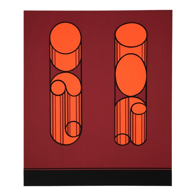 1970s Josef Albers "Formulation : Articulation" Portfolio I Folder 18, Left Side Print For Sale