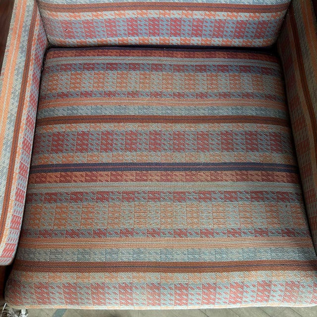 Wood 1980s David Edward Company Club Chair For Sale - Image 7 of 11
