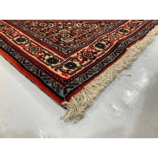 1970s Vintage Persian Bijar Rug For Sale - Image 4 of 5