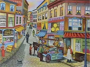 Ari Gradus, Knife Sharpener, Lithograph