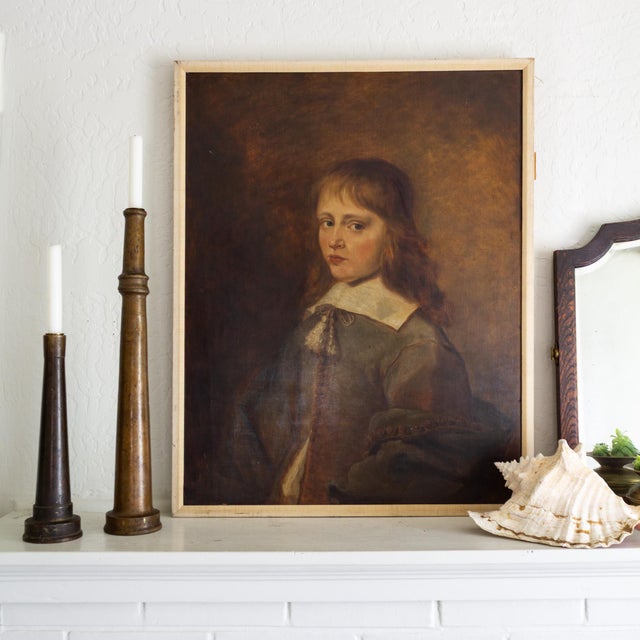 Portrait of a Boy by Anthonie Palamedesz 1630 | Netherlands Master Study Oil Painting For Sale - Image 6 of 12