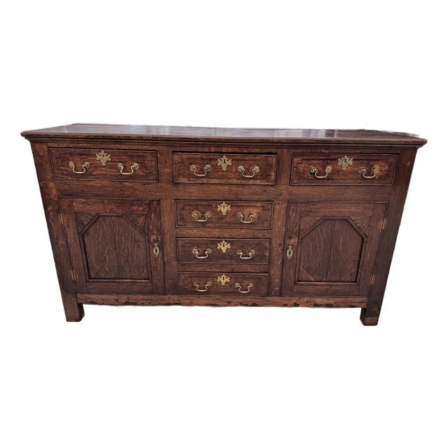 18th Century English Dresser Base For Sale