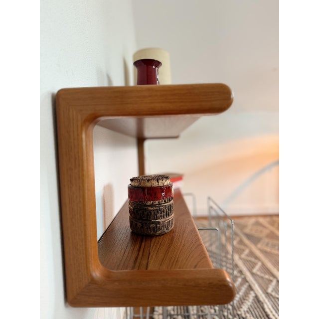 Teak Wall Shelf from Dyrlund, Denmark, 1960s For Sale - Image 9 of 15