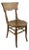 Early 20th Century Antique Boho Chic Americana Oak Cafe Bristol Dining Chair. For Sale