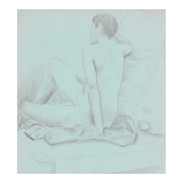 1970s Seated and Resting Female Nude by James Bone For Sale