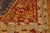 Antique Oushak Traditional Orange-Gold and Red Wool Rug For Sale - Image 4 of 5