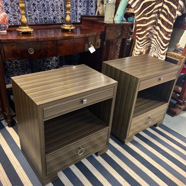 Pair of Bungalow 5 2 Drawer Nightstands | Chairish