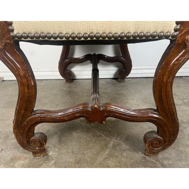 19th C. Italian Baroque Style Bench For Sale - Image 13 of 16