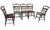 Vintage Set of 5 Genuine Nichols & Stone Stenciled Chairs. For Sale - Image 12 of 12