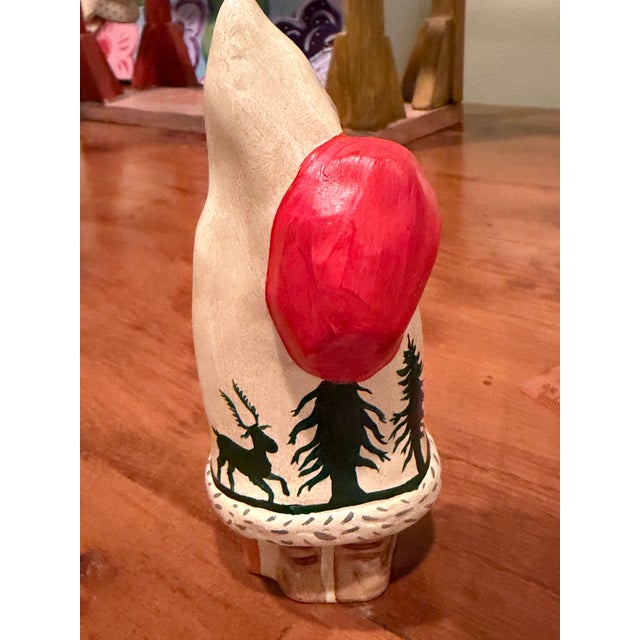 1990s Valliancourt Folk Art Scherenschnitten Father Christmas 1994 For Sale - Image 5 of 6