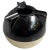 Italian Modern Spherical Table Ashtray in Black and White Plastic, 1980s For Sale - Image 9 of 9