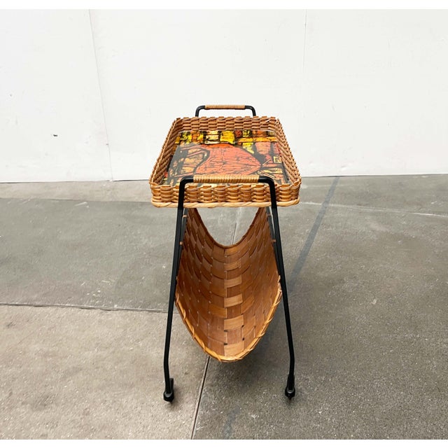 Mid-Century Modern German Serving Cart with Tray, 1960s For Sale - Image 18 of 18