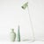 Turquoise Mid-Century Floor Lamp from Hans Bergström For Sale - Image 8 of 10