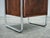 1940s Bauhaus Tubular Chrome and Oak Nightstand, Former Czechoslovakia, 1940s For Sale - Image 5 of 14