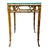 1960s Mid-Century Gilt Faux Bamboo Side Tables With Glass Tops, Attributed to Phyllis Morris - A Pair For Sale - Image 9 of 15