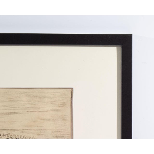 1940s 1949 Limited Edition Coastal Etching by Fuji Nakamizo For Sale - Image 5 of 8