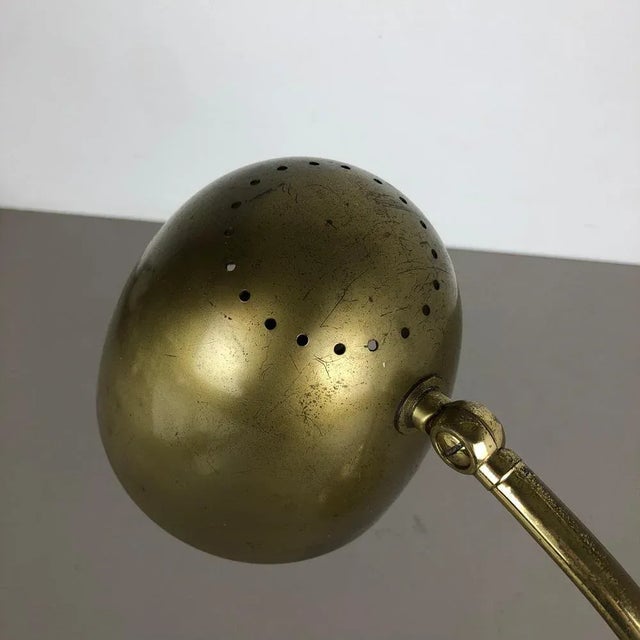 Brass Metal Table Light, Germany For Sale - Image 12 of 18