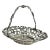 Metal Dutch Silver Bonbon Basket with Movable Handle by G. Schoorl, 1956 For Sale - Image 7 of 7