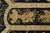Black Rug & Kilim’s European Tudor Style Flat Weave in Black With Gold Pictorial Patterns For Sale - Image 8 of 9