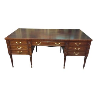 Vintage Executive Desk, Kittinger Furniture, George Washington Style Desk For Sale