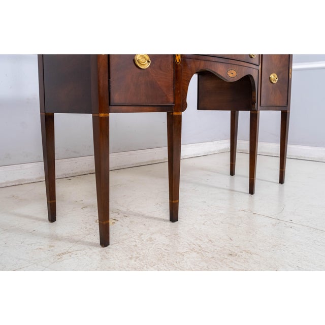 Statton Cherry Sideboard W. Inlay Work & Gallery For Sale - Image 14 of 18