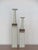Pair of stoneware bottle vases designed and produced by artist Bruno Gambone, signed "Gambone Italy" under the base. Made...
