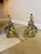 Large Antique French Brass Rococo Fire Dogs, 1900, Set of 2 For Sale - Image 6 of 6