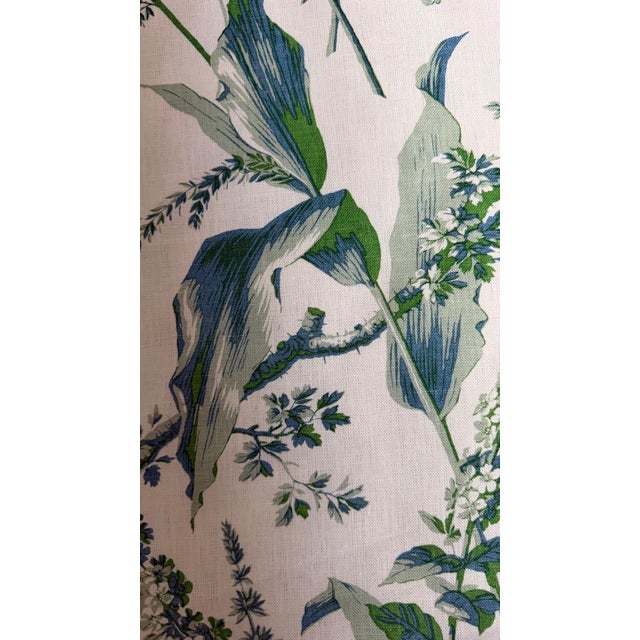 Traditional 3 1/3 Yards Penny Morrison Sarah Vanrenenaspa Eau De Nil/Green Fabric For Sale - Image 3 of 5