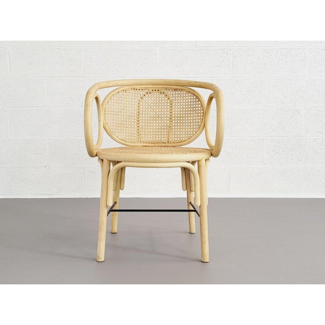 Wood Rattan and Cane Armchairs, Set of 2 For Sale - Image 7 of 18