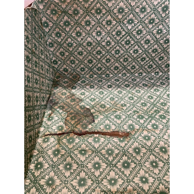 Wood Early 20th Century Antique Storage Box For Sale - Image 7 of 11