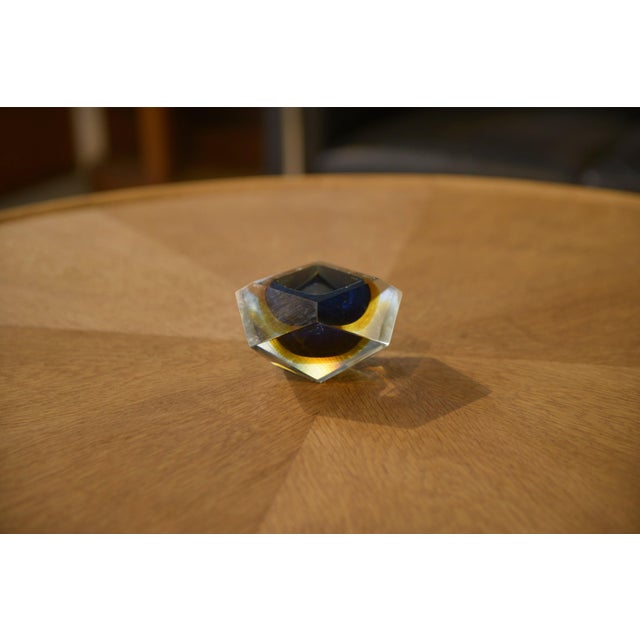 1970s Sommerso Murano Glass Vide Poche by Flavio Poli for Alessandro, 1970s For Sale - Image 5 of 5
