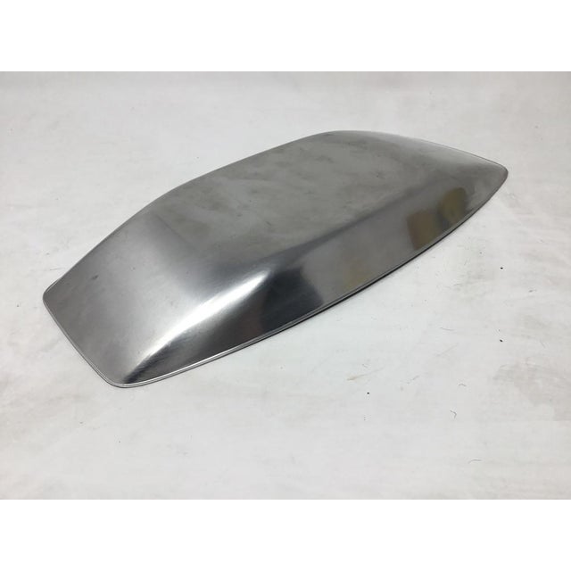 1960s Mid-Century Modern WMF Cromargan Stainless Steel Oblong Serving Dish For Sale In Atlanta - Image 6 of 8