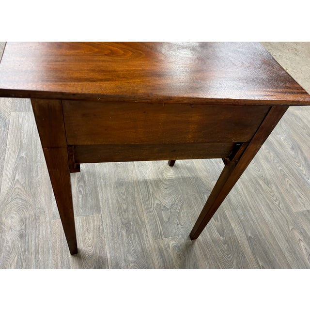 Antique Primitive Work Table Sewing Stand Desk For Sale - Image 12 of 16