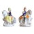 Pair of Staffordshire Figures, Lady and Gentleman, Mounted on Horses For Sale