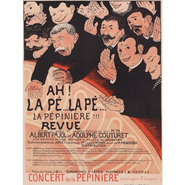 Félix Vallotton, La Pépinière from Les Maîtres de L'Affiche, 1898, Original Lithograph For Sale